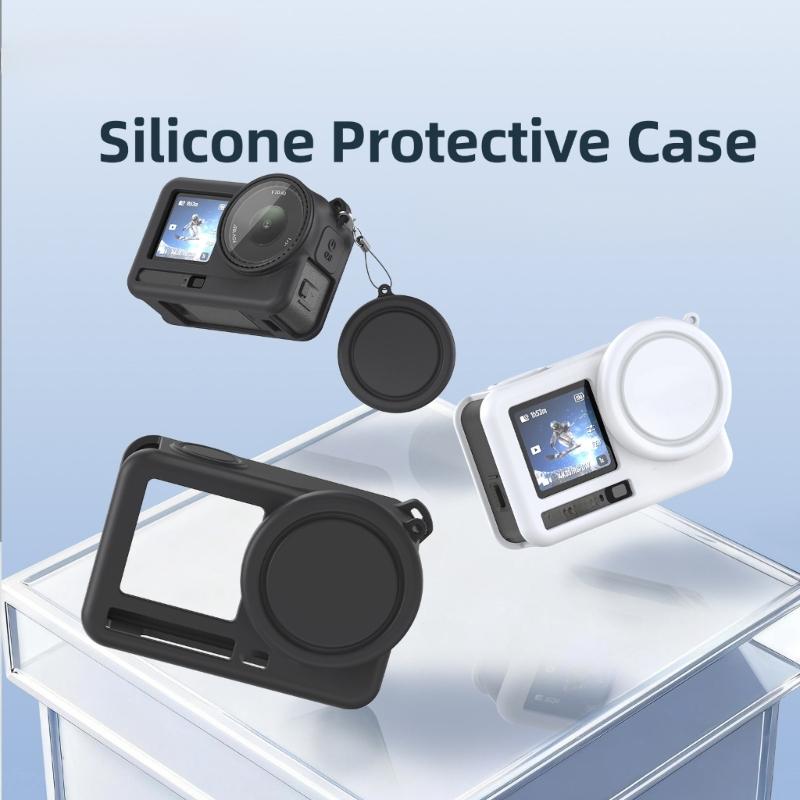 Lightweight Camera Lens Protector Easy Installation Action 6 Degree Protective Housing Skin Sleeve Replacement for Action 6