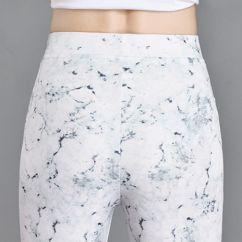 Mid-Waist Elastic Plaid Slim Fit Women's Pants - 2024 Versatile Summer Wear