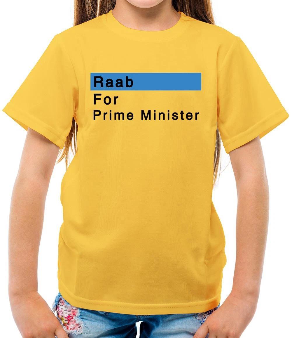 Raab For Prime Minister - Kids T-Shirt - Tory PM Dominic Election Politics 160