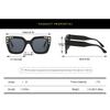 Luxury Designer Diamond Square Sunglasses Women Crystal Rhinestone Vintage Punk Fashion Shades Trendy