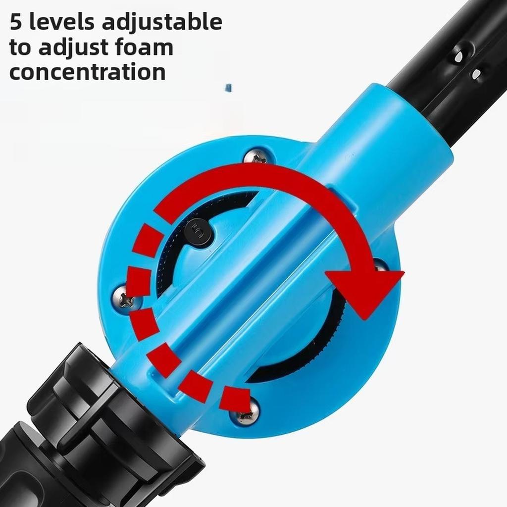 Foam , Garden Foaming Sprayer, 1l Handheld Pressurized Soap Dispenser, Adjustable Thick Foam Output, Hose Washer Accessory for Men Automobile Cleaning