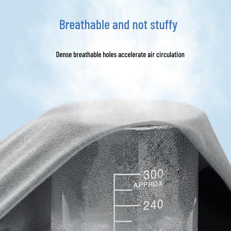 Huixun Men's Xinjiang Cotton 5A Anti-bacterial Boxer Briefs (3 Pack)