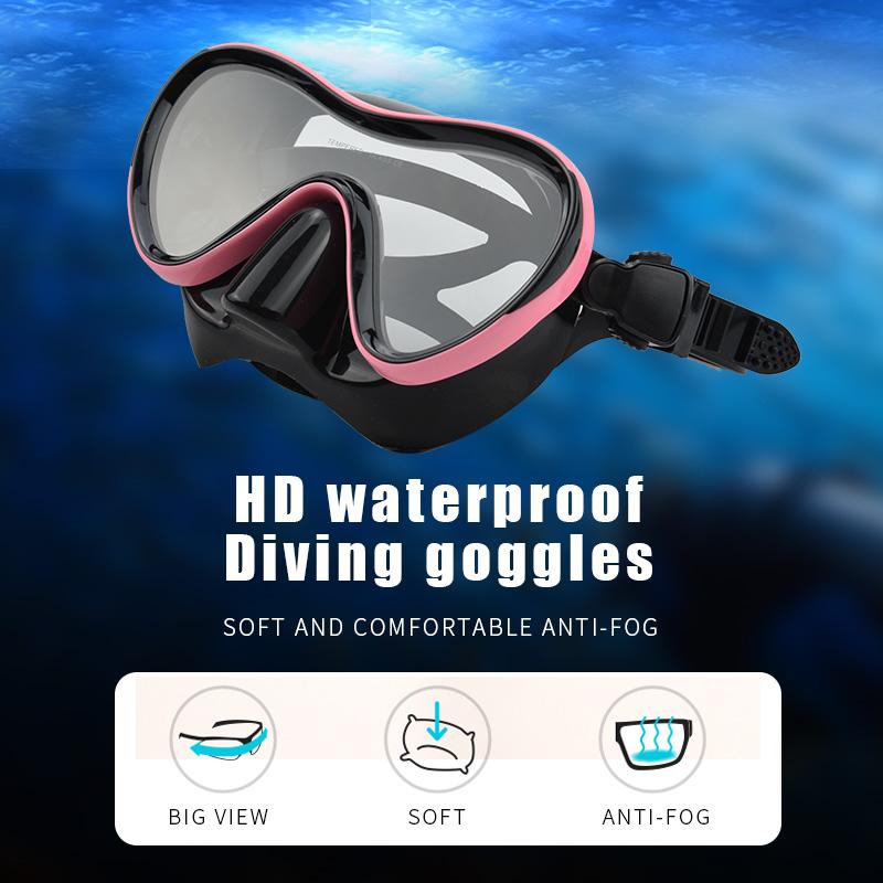 Factory Scuba Mask Snorkeling Scuba Dive Glasses Tempered Diving Goggles