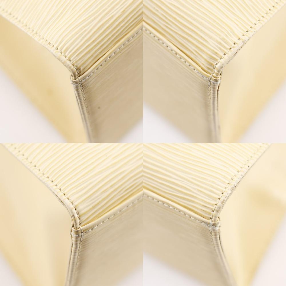 LOUIS VUITTON Croisette PM Tote Bag M5249A Vanilla cream Epi Leather Women Used