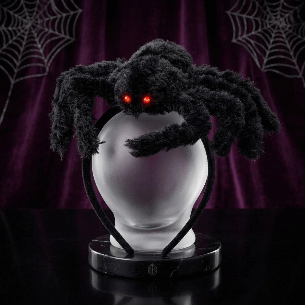 Realistic Plush Spider Headband Scary Style Plush Hair Hoop Spooky Hair Hoop  Cosplay Costume