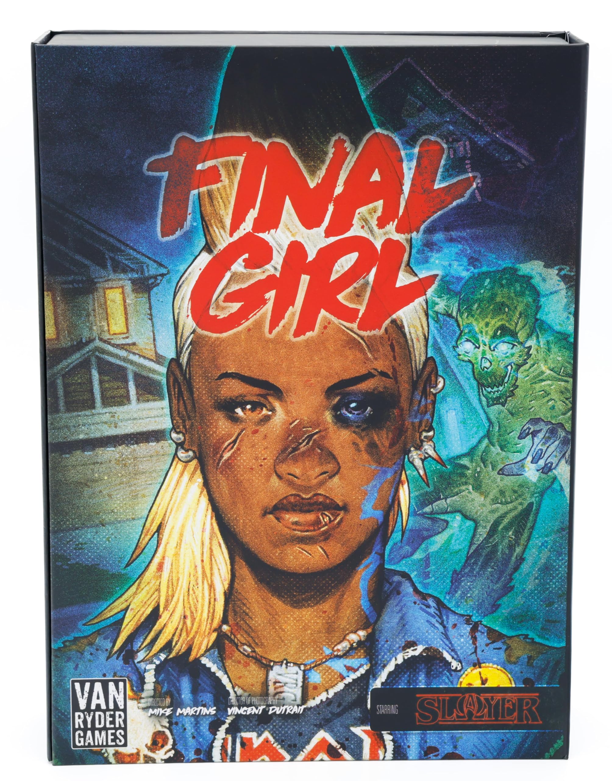 

Van Ryder Games Horror Board Game Final Girl The Falconwood Files Feature Film Box Core Box Requires 1 Player Minutes of Gameplay Teens Ages - - - - -