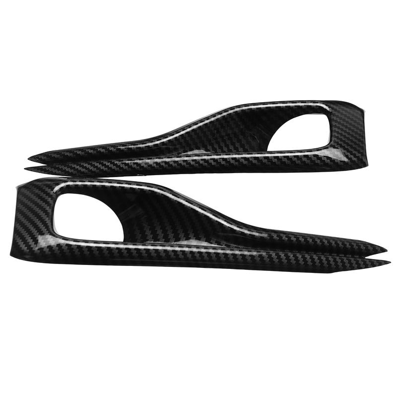 Pair Fog Light Cover Fog Lamp Eyebrow Trim Strips For Ford Focus MK4 ST, ST Line & ST Line X - Car Styling Accessories