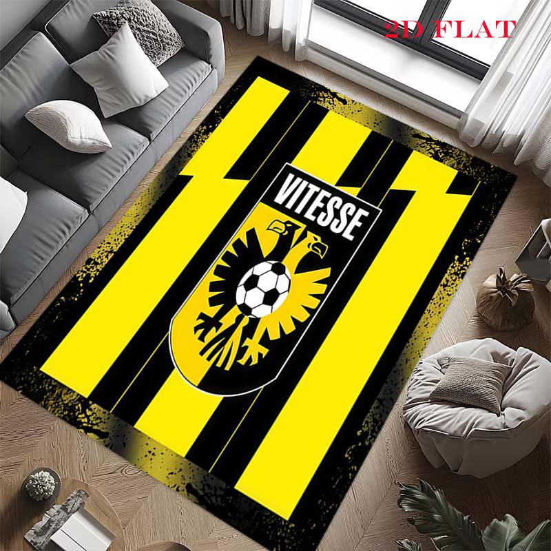 SBV Vitesse Dywanik do salonu, sypialni, domu, dekoracja sofy, antypoślizgowa mata podłogowa dla dzieci do zabawy