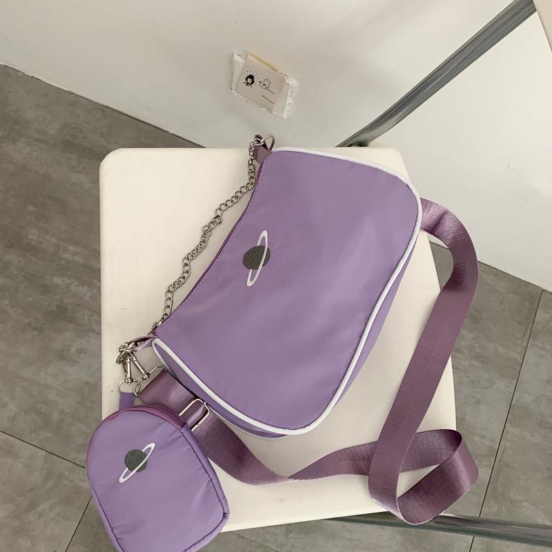 Ins Style Oxford Cloth Shoulder Bag for Women Fashional Crossbody Handbag
