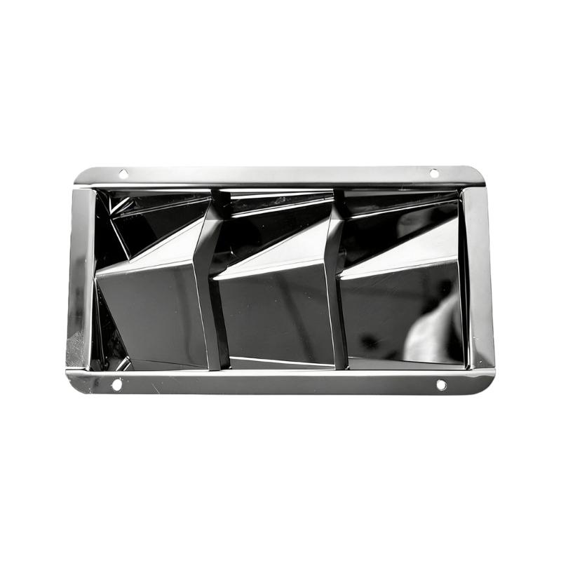 Прямоугольная панель вентиляции лодки Стальная Прочная и Долговечная Вентиляционная пластина для лодки Простая установка для усиления потоков