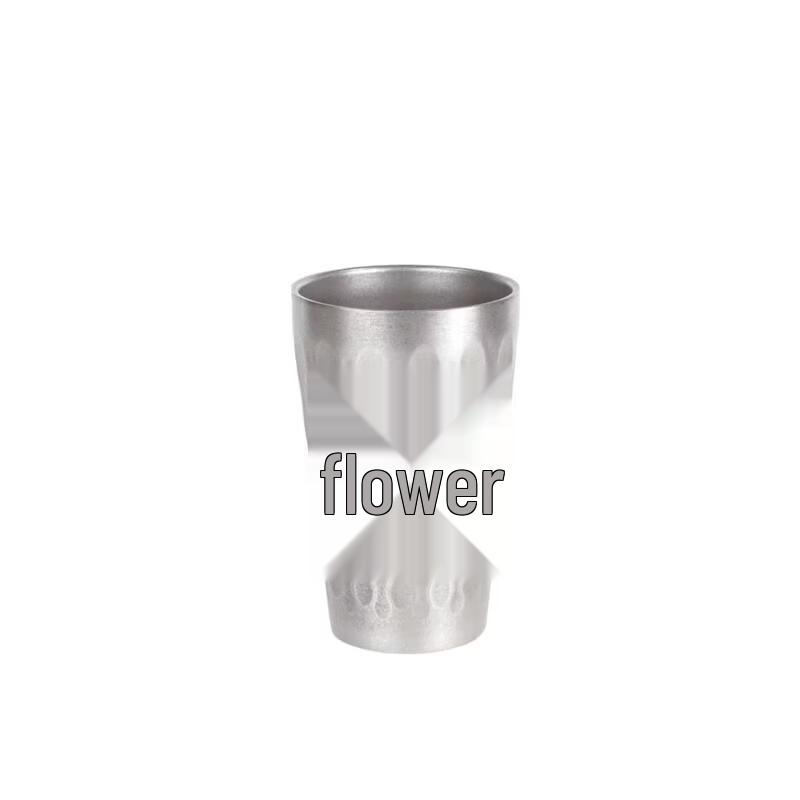 Shangqi Vintage 304 Stainless Steel Double-Layer Coffee & Water Cup