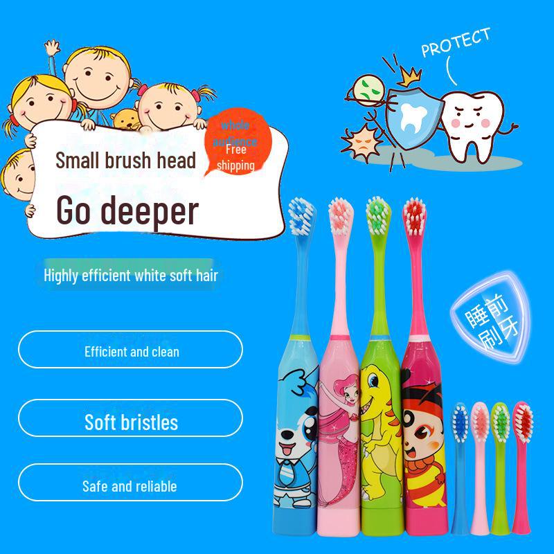 Children's Automatic Electric Sonic Toothbrush - Gift Toiletries