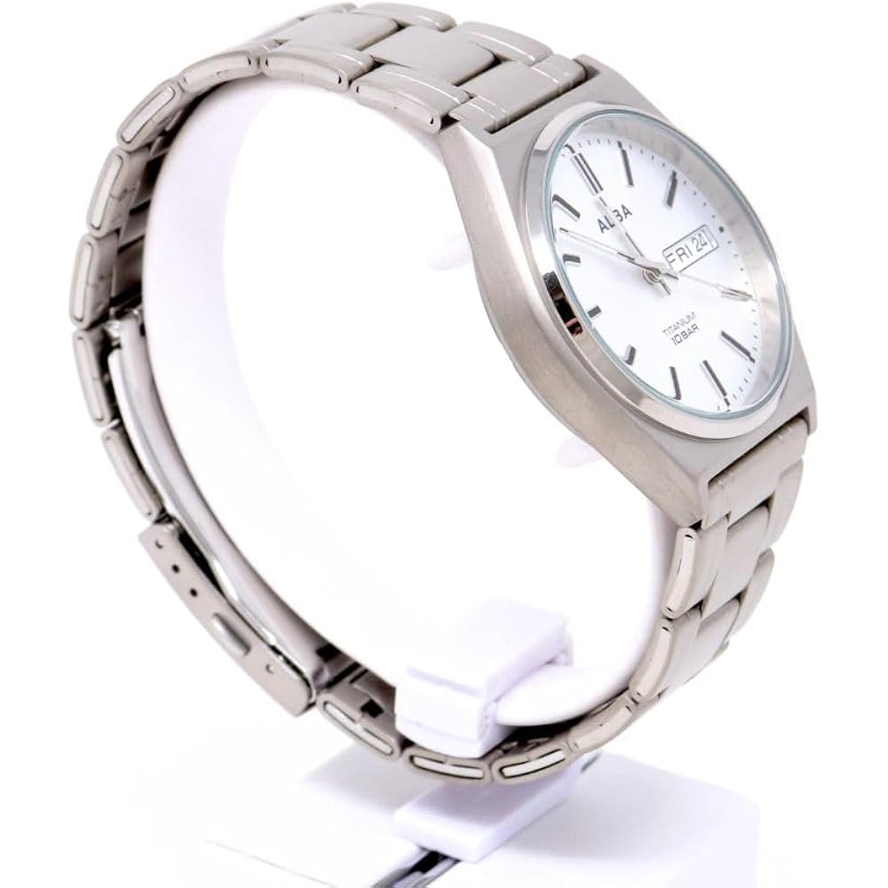 SEIKO WATCH Aruba Wristwatch Men's Quartz Titanium Enhanced Water Resistance for Daily Life (10 a...