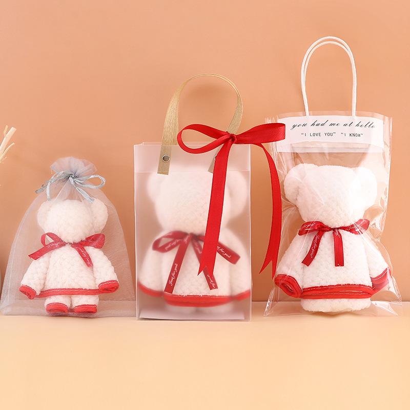 Little Bear Towel Gift Box for Kindergarten, Wedding, Event, Promotion, or Home