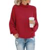 Women's 2026 High Neck Autumn/Winter Chunky Knit Sweater - European & American Style