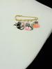 Creative Alloy Kitten Brooch Pin Badge & Bag Accessory