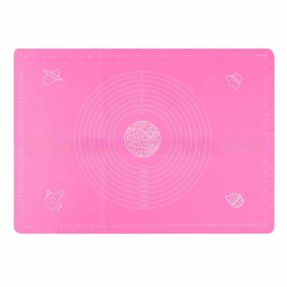 Extra Thick Silicone Dough Mat With Scales Adsorption Non-Stick Dough Mat Foldable Food-Grade Baking Mat Pastry Pie Crust Cookie