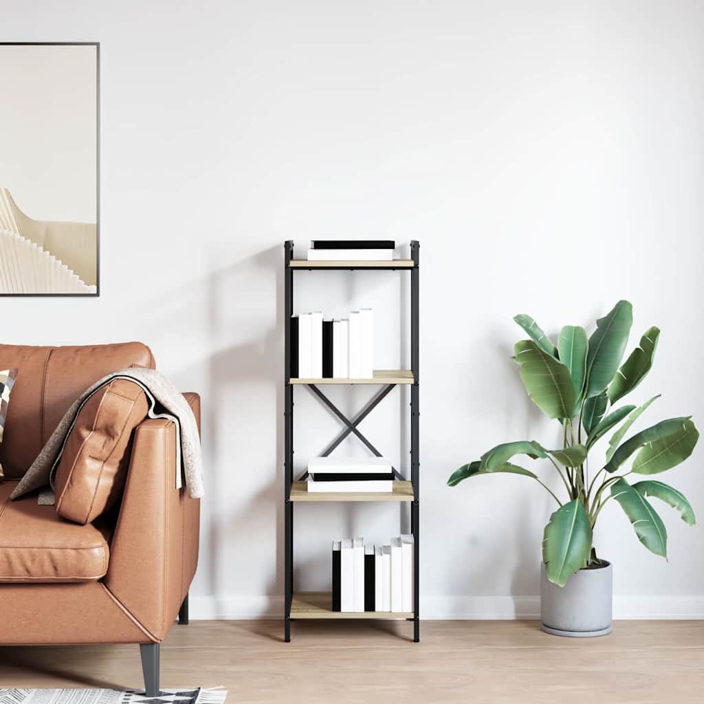 Bookshelf Sonoma Oak 40 x 30 x 119 cm Particleboard