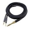 Double 3.5mm Nylon Headset Cable for Beyer T1 2nd/3rd Portable Headphone Cable Headset Repair Lines Replacement Cord