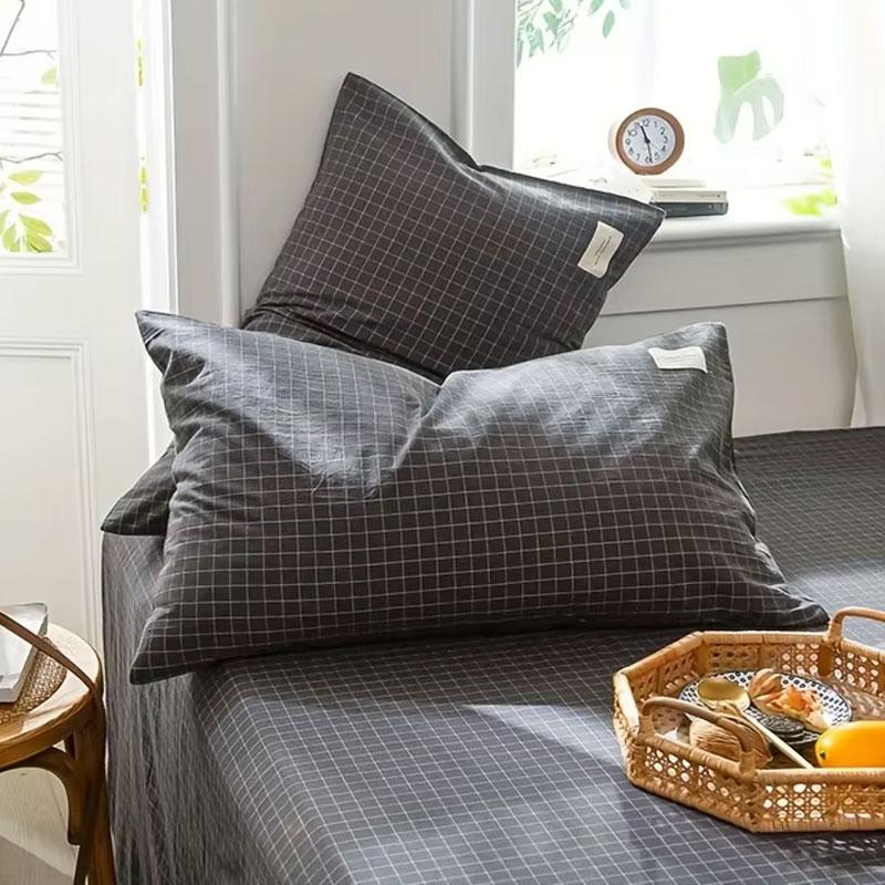 100 Percent Cotton Brushed Twill Pillowcase Envelope Closure Soft Cozy Bed Pillow Cover 48x74cm