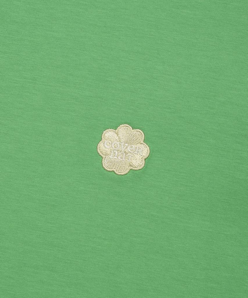 COVERNAT WOMAN Cool Cotton Small Clover Heart T-Shirt Green