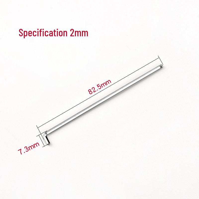 Compact L-Shaped Metric Hex Key Set with Ball Head for Tight Spaces