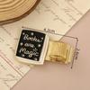 Book Shaped Pen Clip Metal Spring Pen Keeper Multi-functional Pen Holder  Journals & Notebook