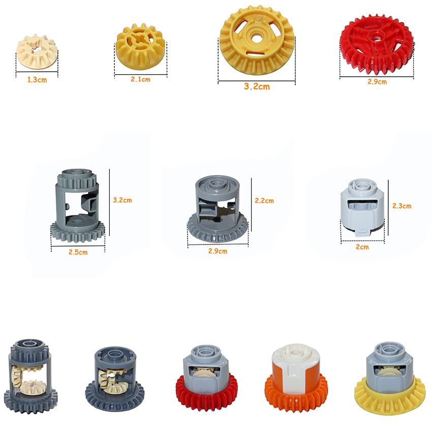 Latest Differential Gears 6573 62821 65413 65414 6589 69761 69762 MOC Technical Parts Construction Bricks Blocks