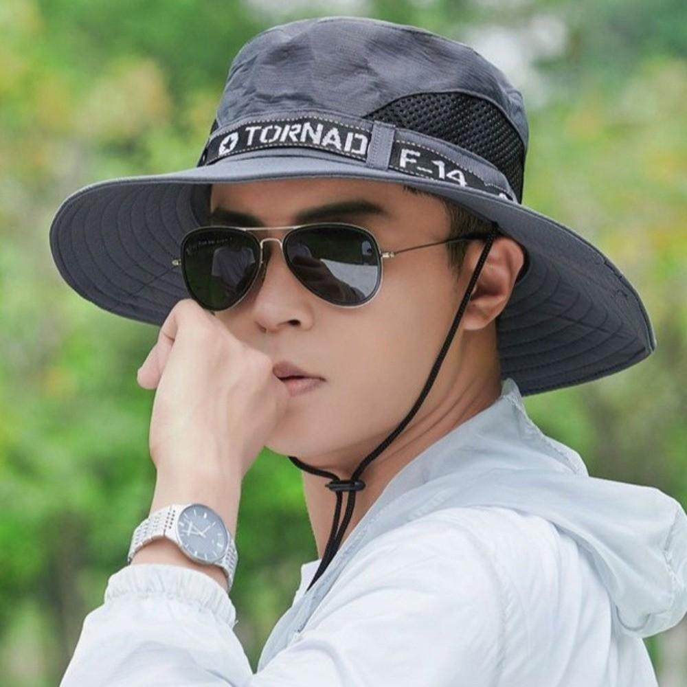Anti-UV Bucket Hat Anti-Sun Fisherman Hat New Beach Hat Women