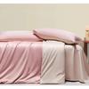 Summer Ice Silk 4-Piece Bedding Set - Cooling, Smooth Duvet Cover, Luxury Sheet & Fitted Sheet, High-End Bed Linen For Comfortable Sleep
