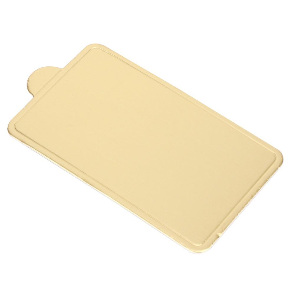 300pcs Gold Cake Dessert Board Cardboard Mini Cake Base Multipurpose Mousse Cake Board Cake Slices