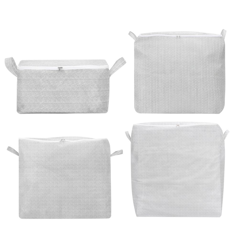 Closet Organizers Clothes Storage Bag Large-Capacity Non-woven Storage Bins  for Travel