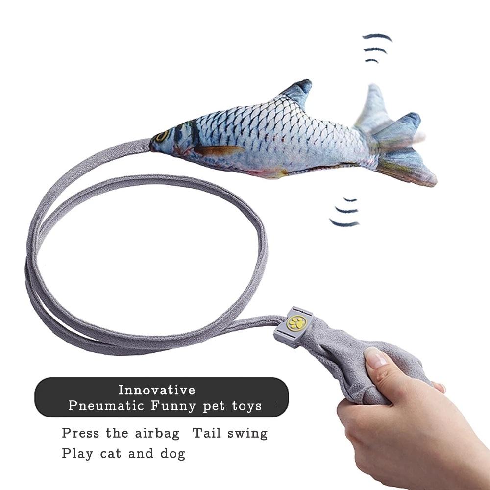 Poity Funny Grass Carp Cat Toy - Large Fish Shape With Catnip For Interactive Play & Chewing - View #8