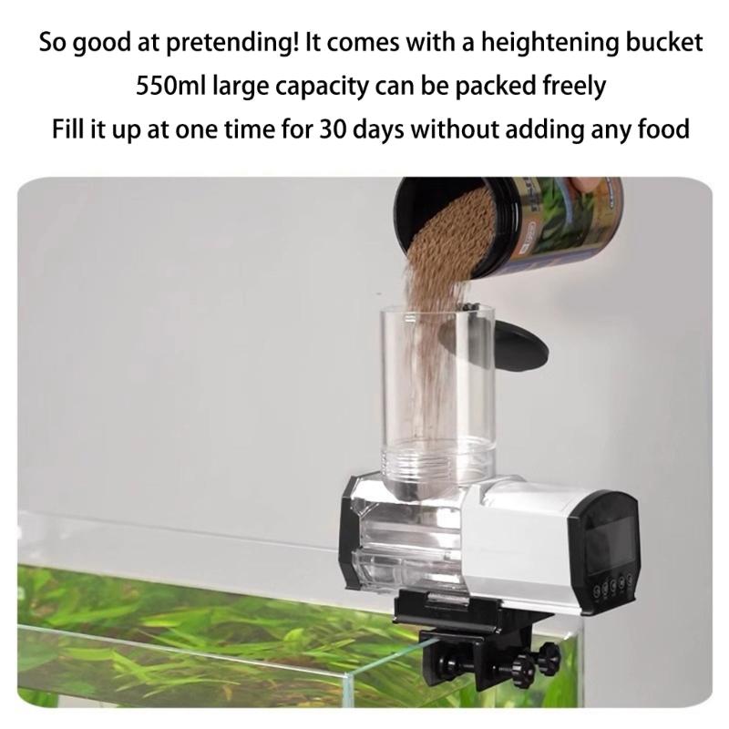 Automatic Fish Feeders for Aquariums 6 Feeding Schedules Large Capacity Feeders for Busy Owners Fish Care