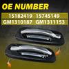 NEW Front Outside Door Handles Set Chrome 1 Keyhole for 99-06 Silverado Sierra V