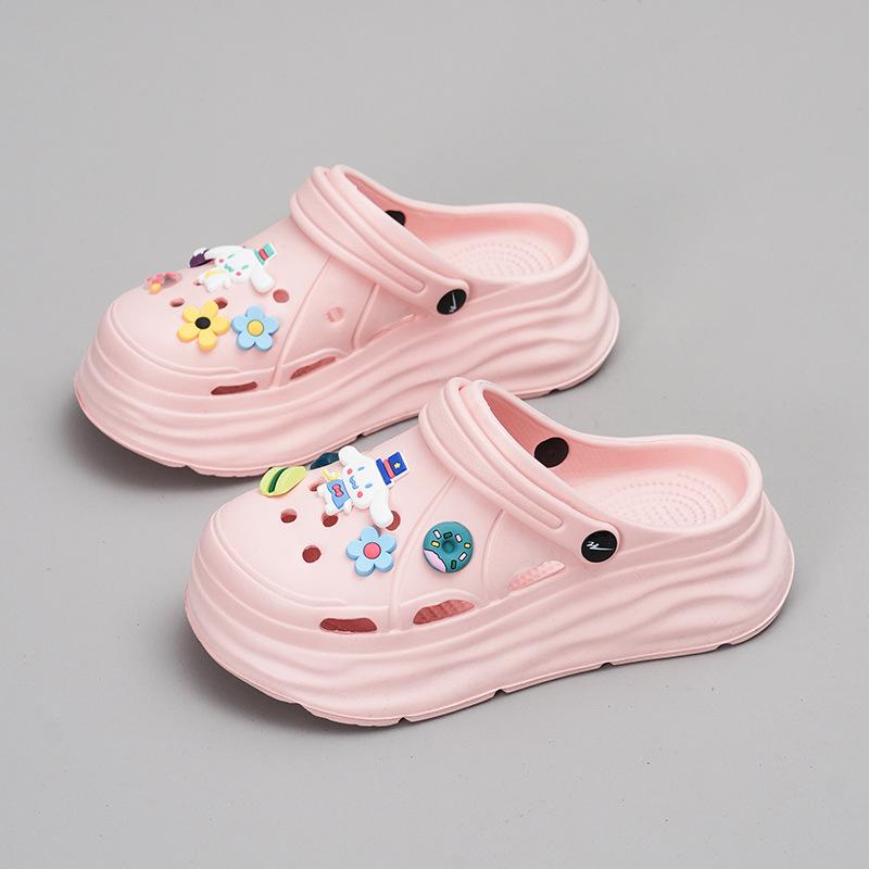 Cartoon soft bottom heightening slippers new