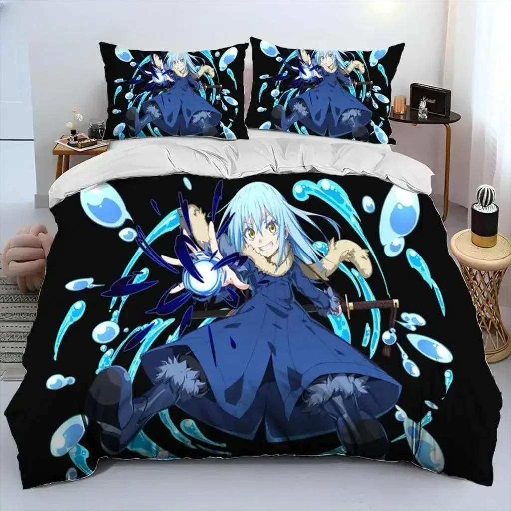 Cozy Comfortable I Got Reincarnated As A Slime Anime Bed Size King Queen Comforter Quilt