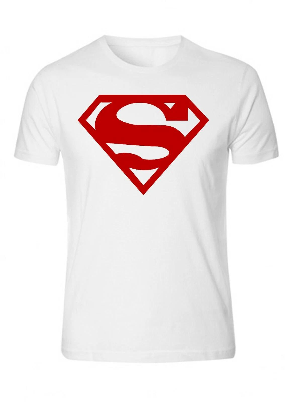 Superman Shirt Unisex White T-shirt Tee S - 5XL T-Shirt Tee XXXL