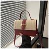 Simple Casual Small Square Bag Women's New 2025 Spring New Niche Beautiful Messenger Bag Personalized Trend Shoulder Bag