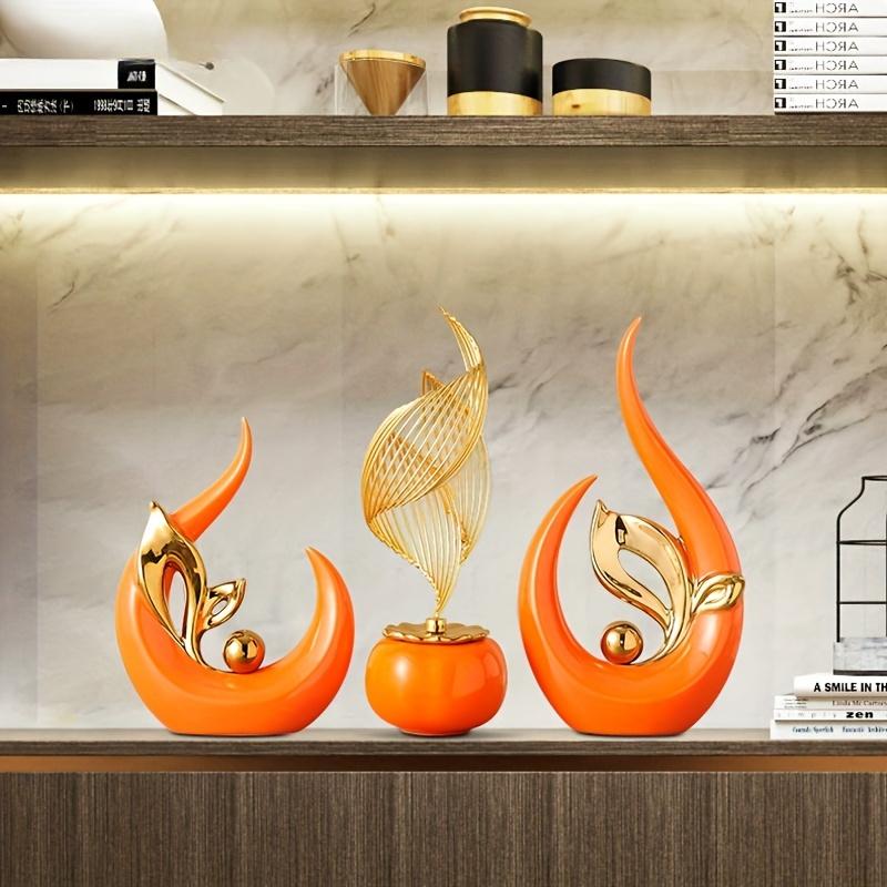 Statui ceramice creative de lux pentru camera de zi, sculpturi nordice, accesorii pentru birou, decorare atmosferă cameră