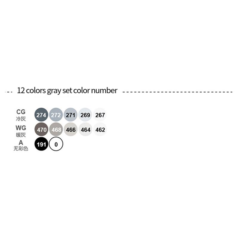Finecolour EF103 Alcohol Based Art Markers With Bag 12/24/36/48/60/72/240 Colors Oily Soft Double-Headed Marker Pen Professional