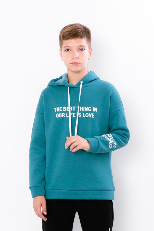 

Толстовка з капюшоном (хлопчики) Зима 6399-025-33 HC 134 блакить