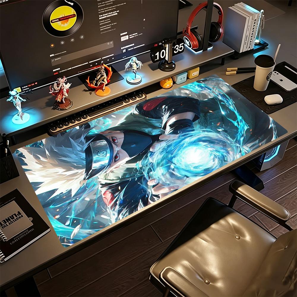 Naruto Großes Mauspadd Gamer Mauspadd Schreibtisch Mauspadd Rutschfeste Gummibasis Gaming Zubehör Ideales Geschenk für Gamer