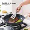 Non-Stick Flat-Bottomed Frying Pan for Steak, Omelette, Pancake, Breakfast, Stir-Fry, Gas & Induction Cookers