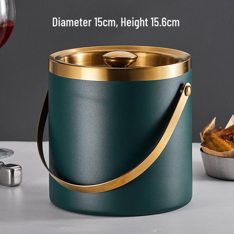 ZISIZ 2L Double-Layer Ice Bucket