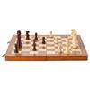 Magnetic Wooden Chess Set, 15 inch/38.1 cm 2-IN-1 Chess Checkers Game Set, Folding Chess Board Games for Adults Kids, 2 Queens Portable Travel Gift
