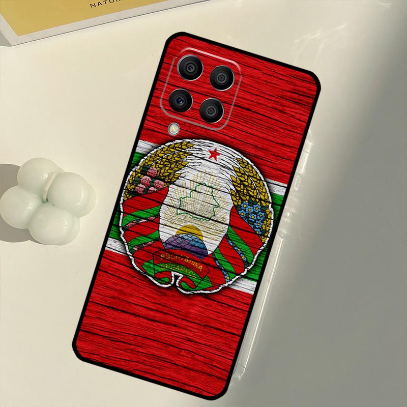 Belarus Flag Coat of Arms For Samsung Galaxy M33 M13 M14 M12 M32 M52 M31 M55 M15 M11 M21 M35 M53 M34 M54 M06 M16 Case