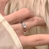 Wosikate Luxury Angel Eye Sparkling Marquise Zirconia Daily Ring For Women Copper Plated Fashion Jewelry High Sense Finger Ring
