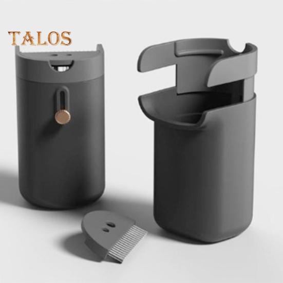 Trash Can 0.5L Mini Hanging Desktop Garbage Can with Broom Brush Compact Design Easy To Install Tiny Trash Bin Countertop Wastebasket