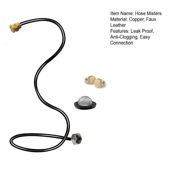 Outdoor Flexible Standing Mister Portable Misters Easy Leak Proof Anti-Clogging Garden Connection Hose Misters